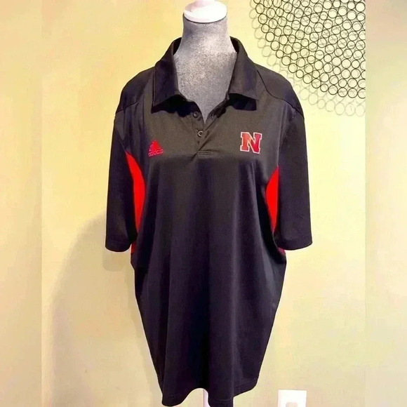 Nebraska Adidas Adizero Mens polo - Size Large - Picture 1 of 5